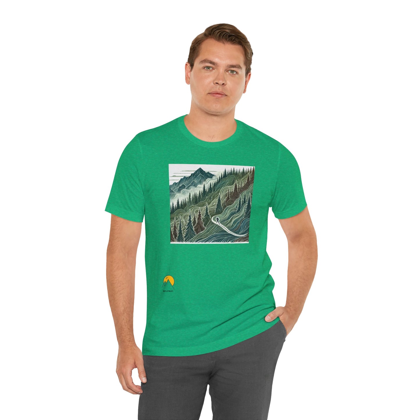 NOFLATMILES “Evergreen Flow” Tee