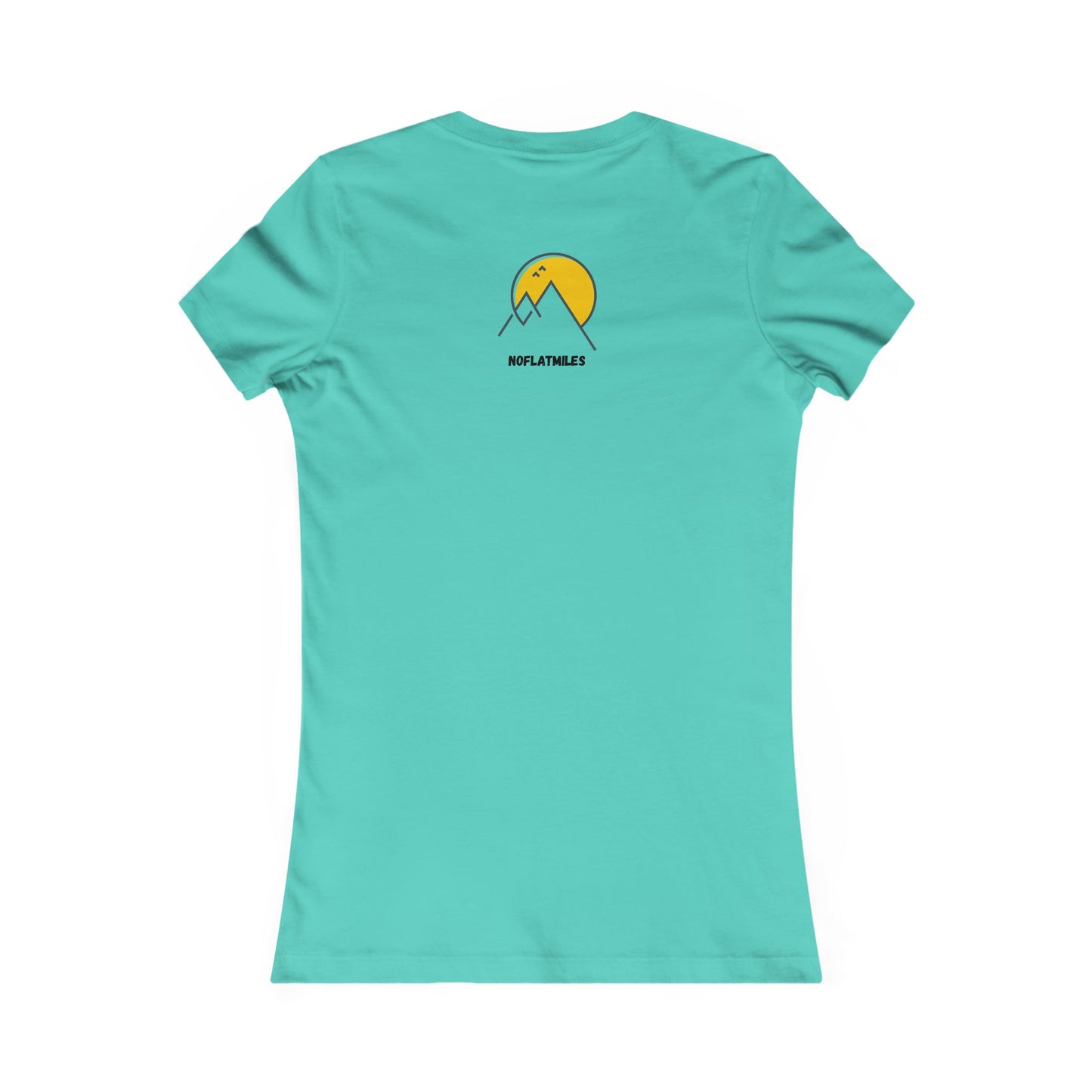 NOFLATMILES Night Shift Women’s Tee – Bella+Canvas 6004 (Crescent Route)