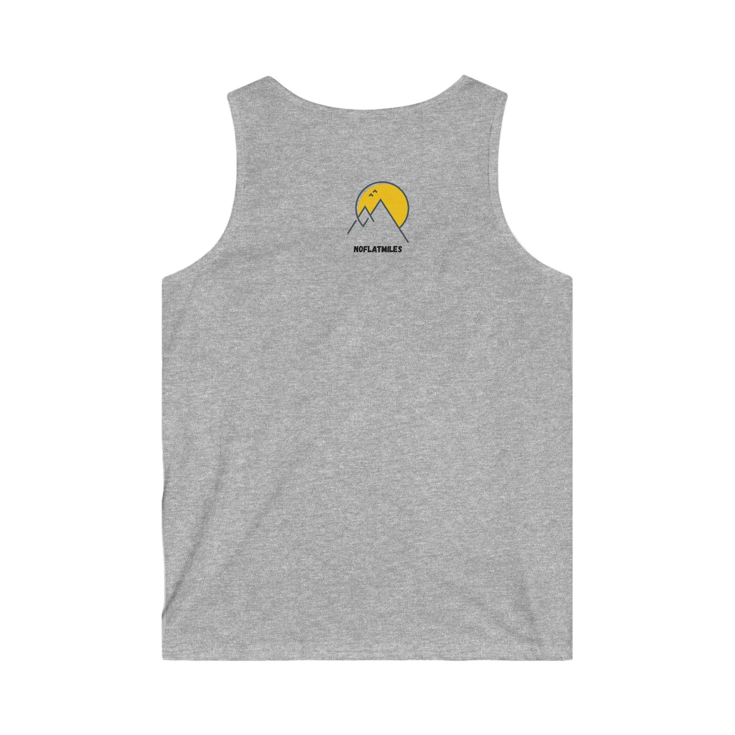 NOFLATMILES Rainier Bloom Men’s Tank – Softstyle (Summer Miles)