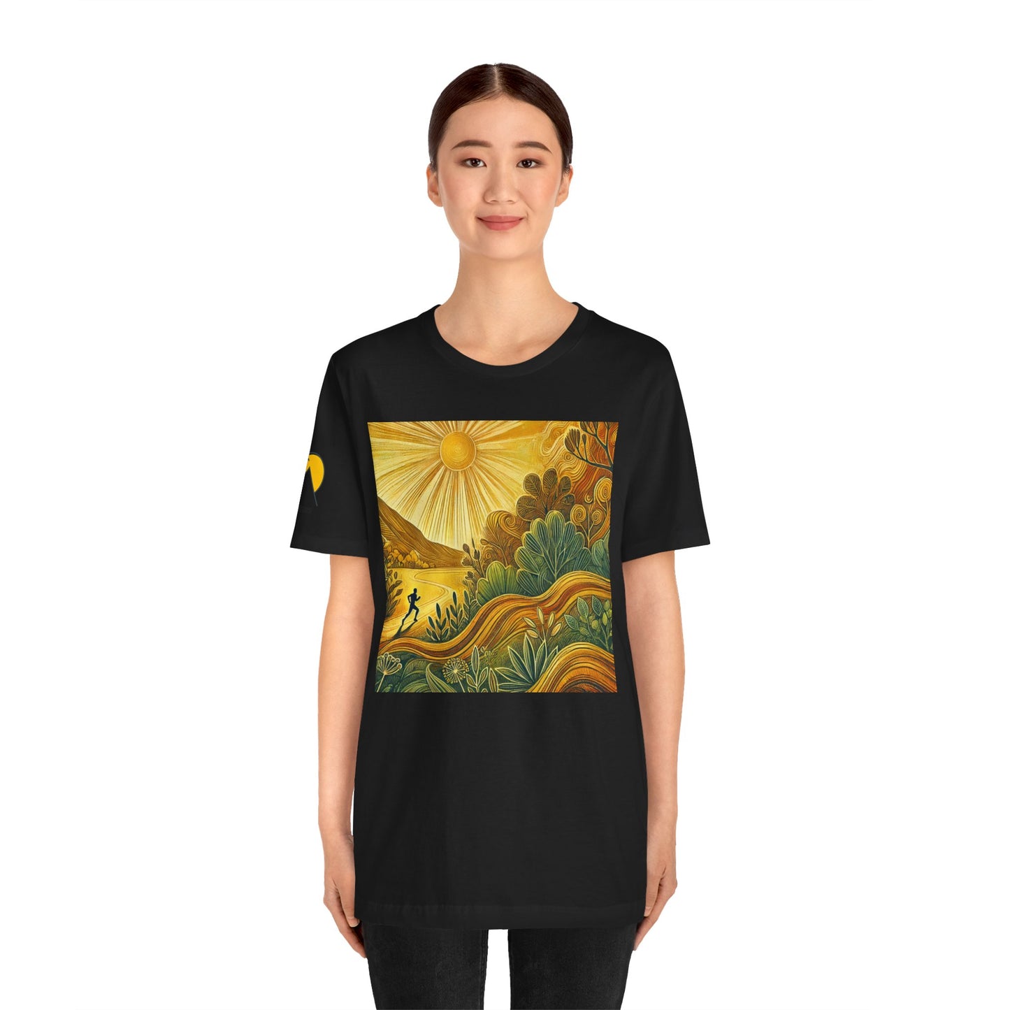 NOFLATMILES Sunburst Flow Tee – Bella+Canvas 3001