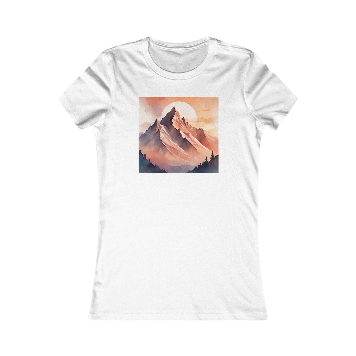 NOFLATMILES Alpenglow Mirage Women’s Tee (Glow Route)