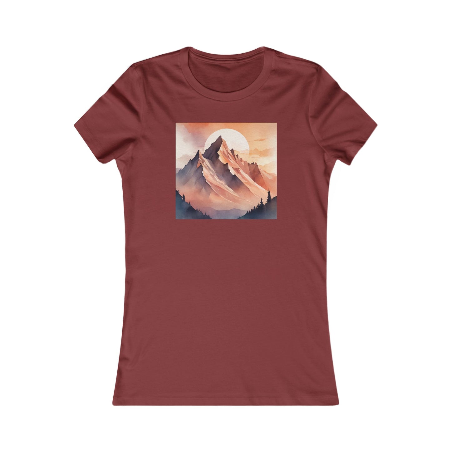 NOFLATMILES Alpenglow Mirage Women’s Tee (Glow Route)