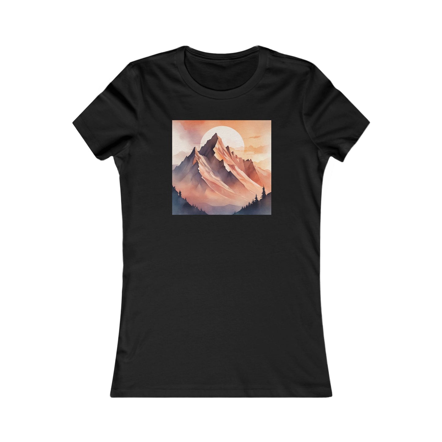 NOFLATMILES Alpenglow Mirage Women’s Tee (Glow Route)