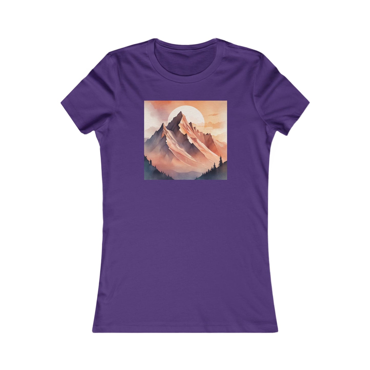 NOFLATMILES Alpenglow Mirage Women’s Tee (Glow Route)