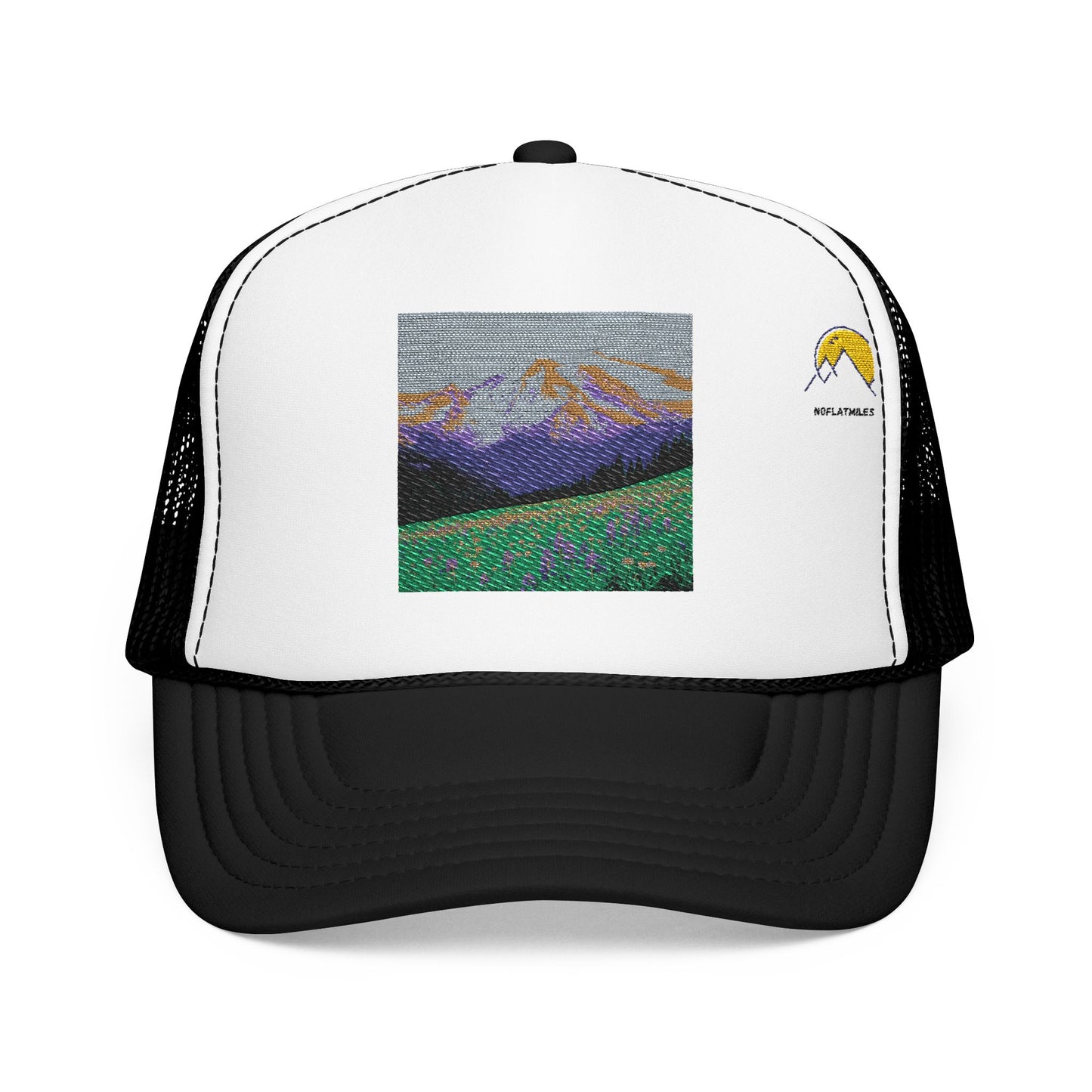 NOFLATMILES Rainier Bloom Trucker (Ridgeline Breeze)