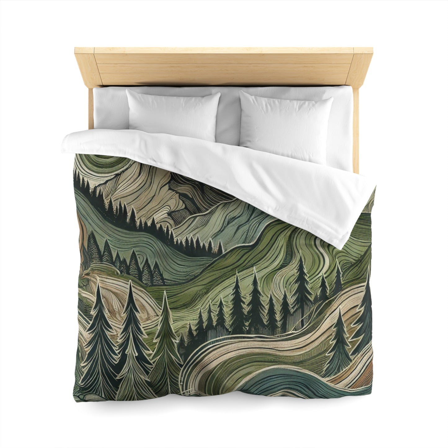 NOFLATMILES Whirlwind Peaks Duvet Cover (Dream In Contours)