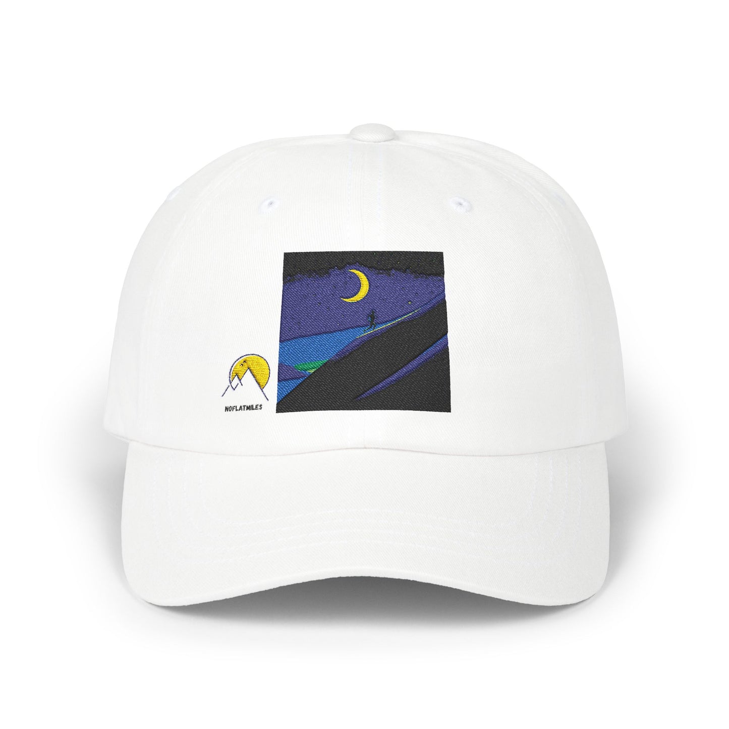 NOFLATMILES Night Shift Dad Cap – 6245CM (Embroidered Crescent)