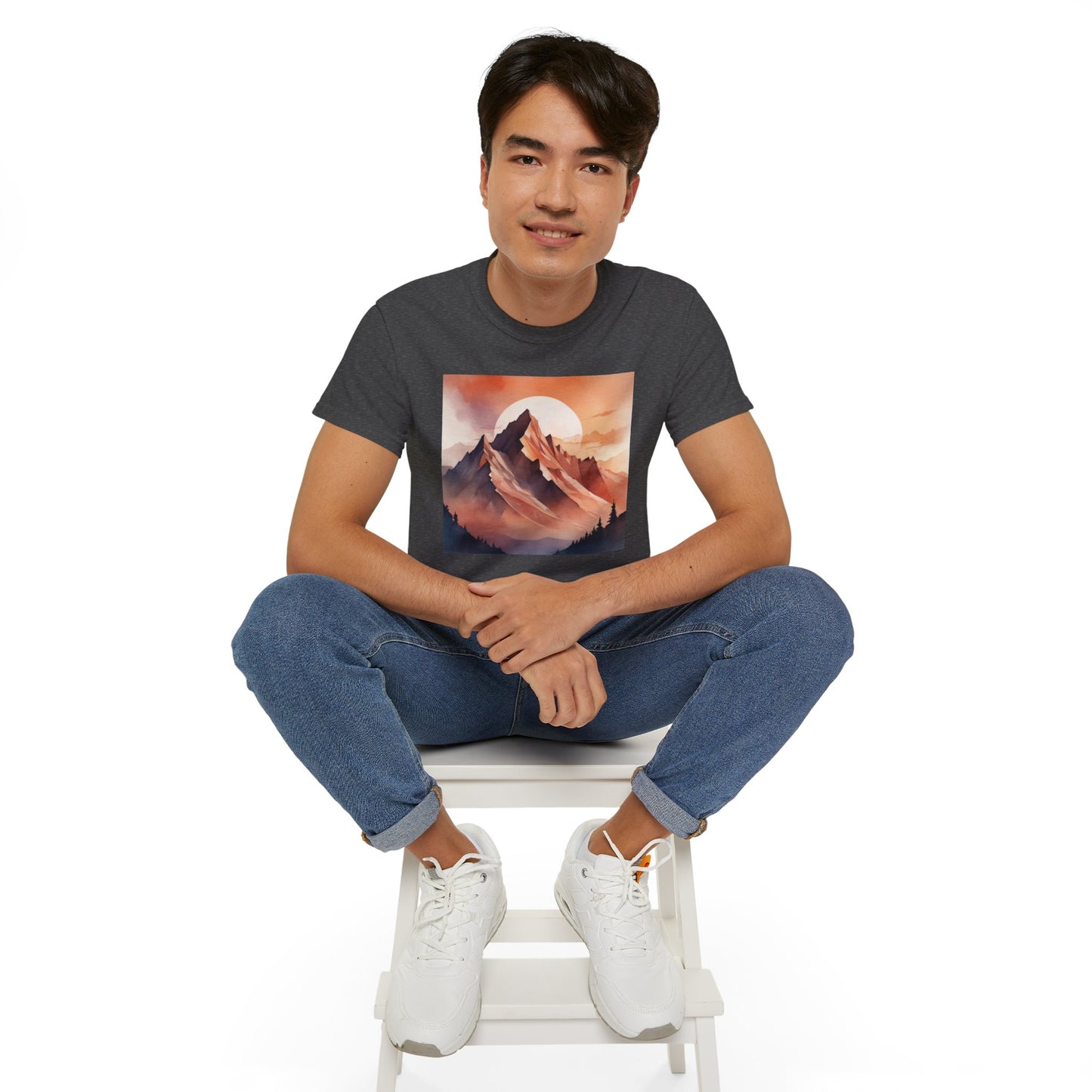 NOFLATMILES Alpenglow Mirage Tee (Sunset Edition)