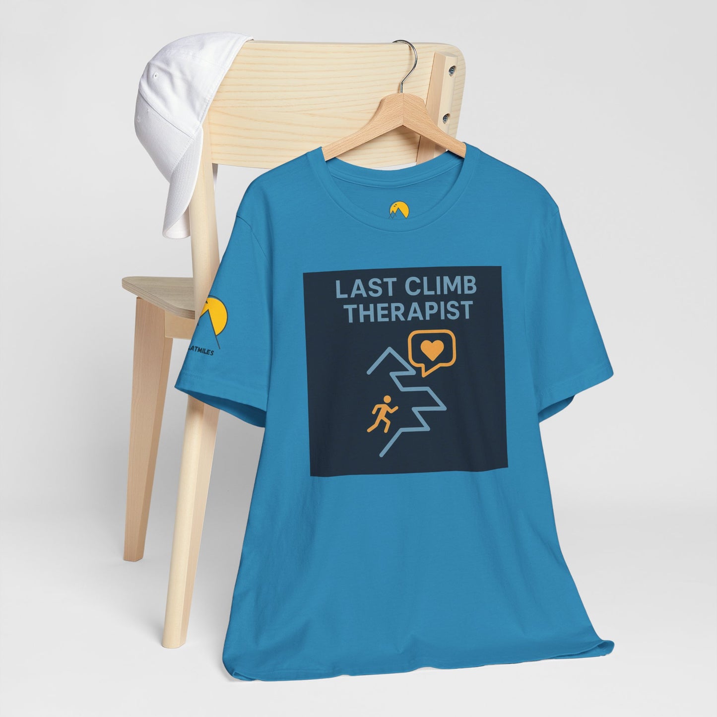 NOFLATMILES “Last Climb Therapist” CREW Tee