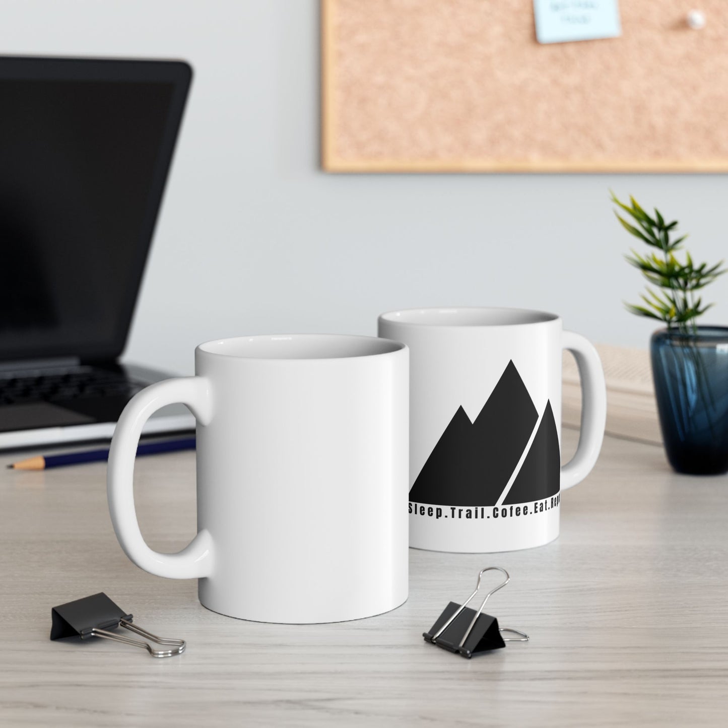 Mountain Adventure Ceramic Mug -  A perfect companion for hikers, nature lovers, and outdoor adventurers.