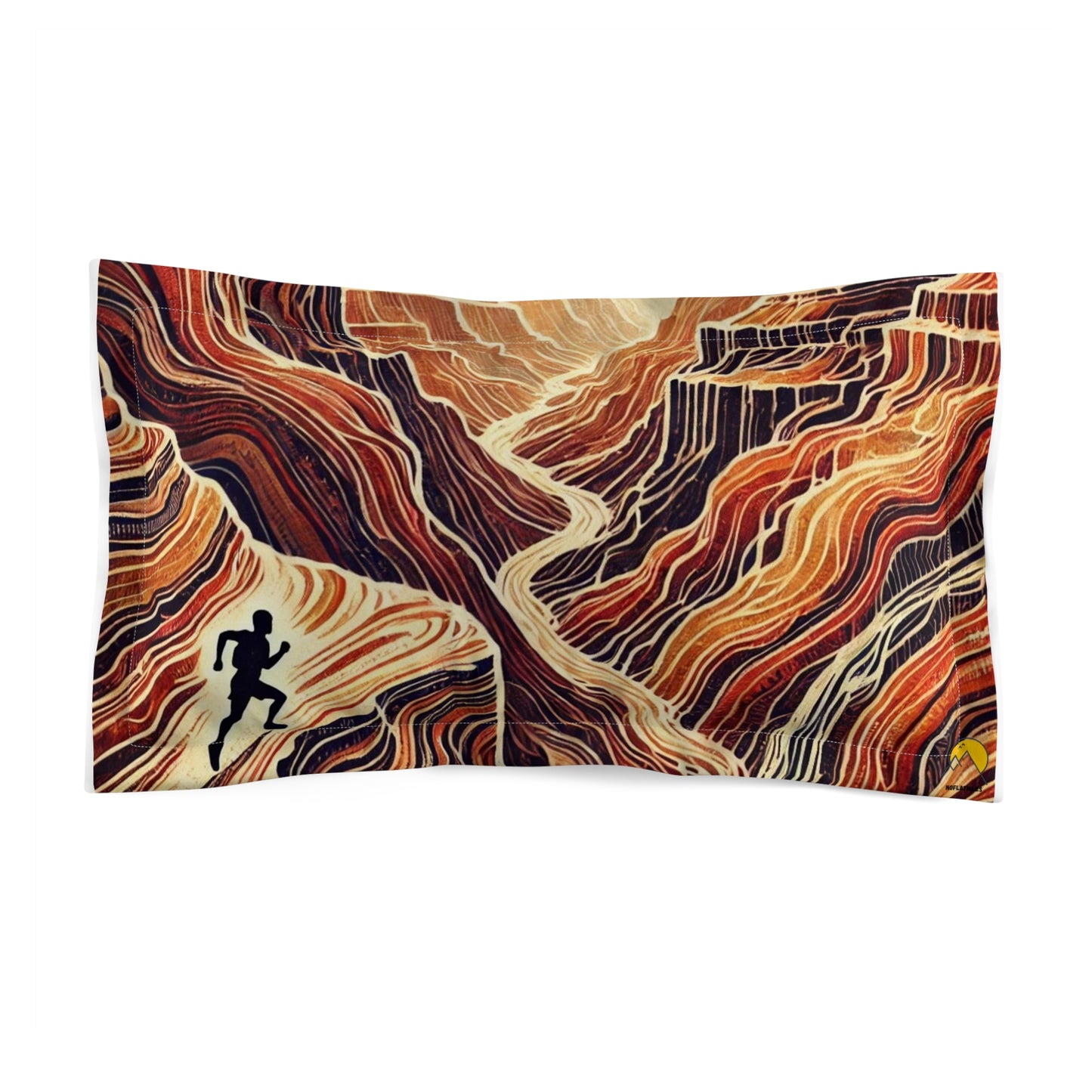 NOFLATMILES Canyon Flow Pillow Shams (Set)