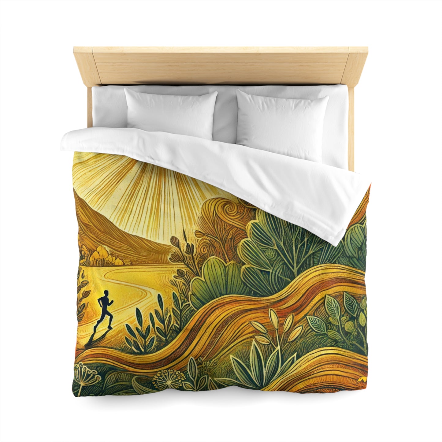NOFLATMILES Sunburst Flow Duvet Cover