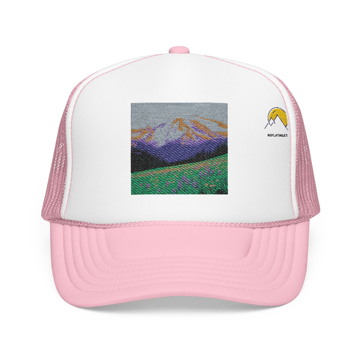 NOFLATMILES Rainier Bloom Trucker (Ridgeline Breeze)