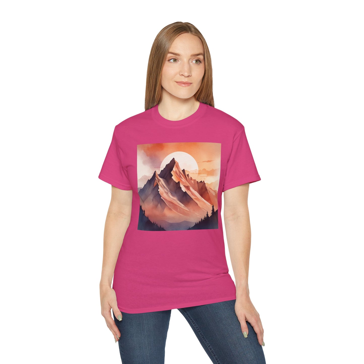 NOFLATMILES Alpenglow Mirage Tee (Sunset Edition)