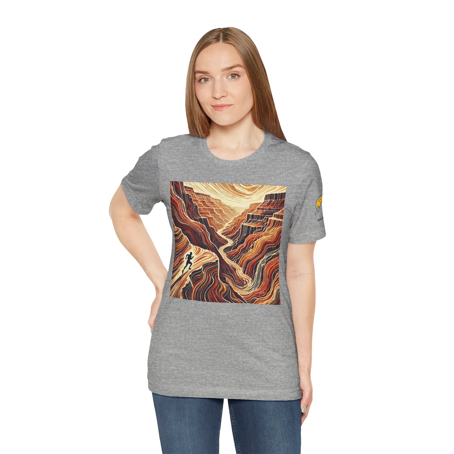 NOFLATMILES “Canyon Flow” Tee – Bella+Canvas 3001