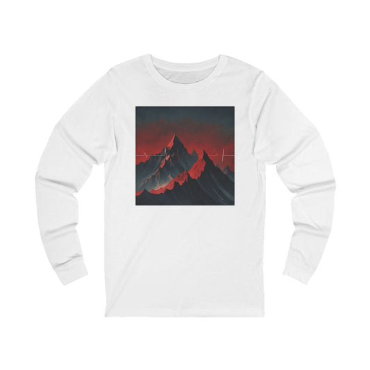 No Flat Miles Trail Runner Long Sleeve Tee, Casual Wear, Gift for Outdoor Lovers, Unisex Shirt, Nature Lover Apparel, Hiking Outfit