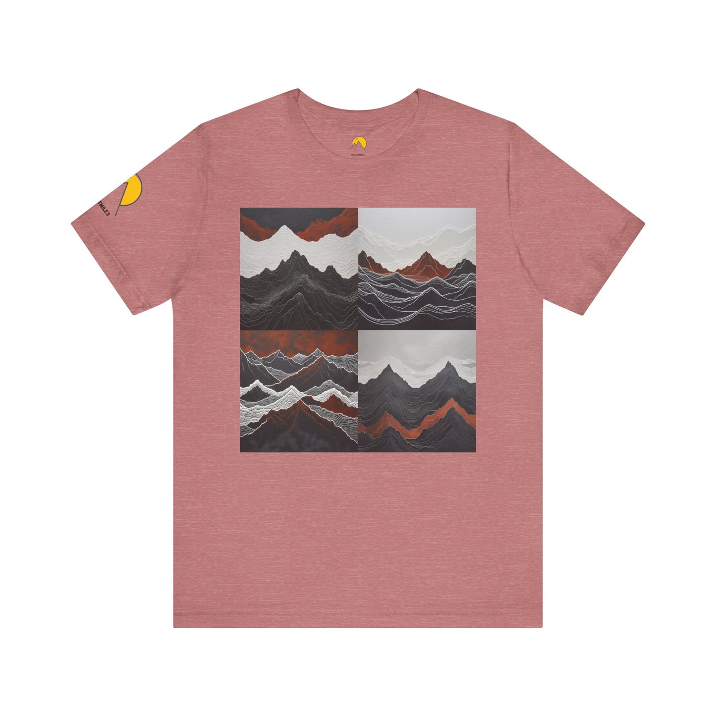 NOFLATMILES Emberline Range Tee (Night-Run Edition)