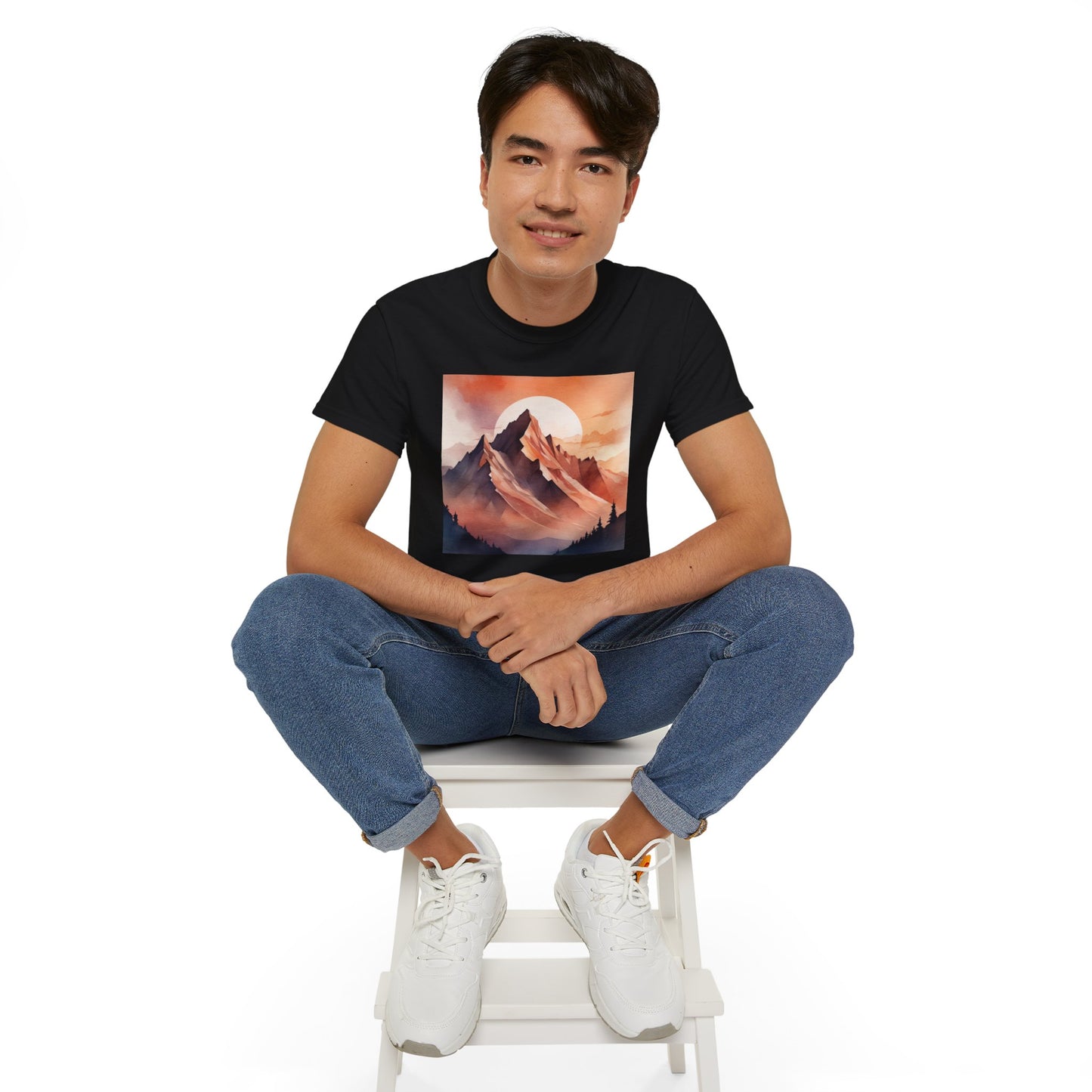 NOFLATMILES Alpenglow Mirage Tee (Sunset Edition)