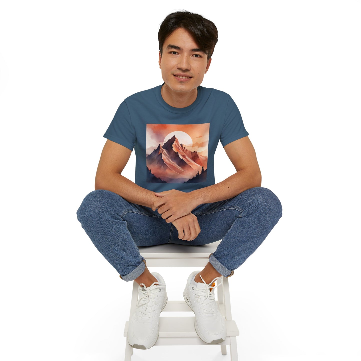 NOFLATMILES Alpenglow Mirage Tee (Sunset Edition)