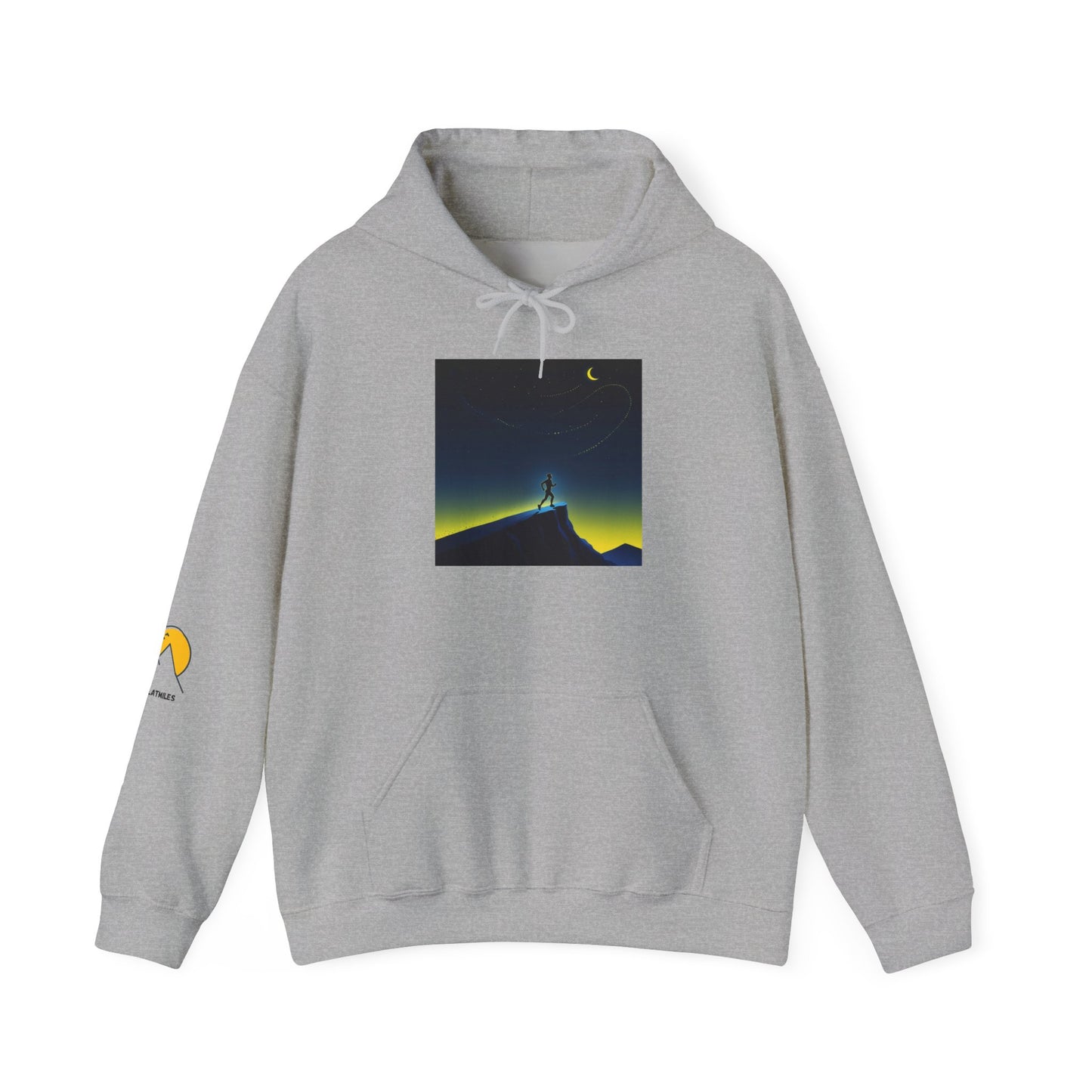 NOFLATMILES Night Shift Hoodie – Gildan 18500 (Starlight Cozy)