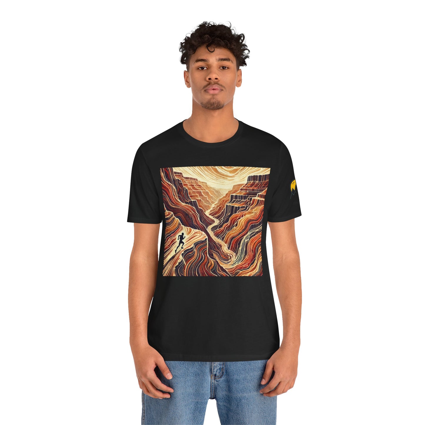 NOFLATMILES “Canyon Flow” Tee – Bella+Canvas 3001