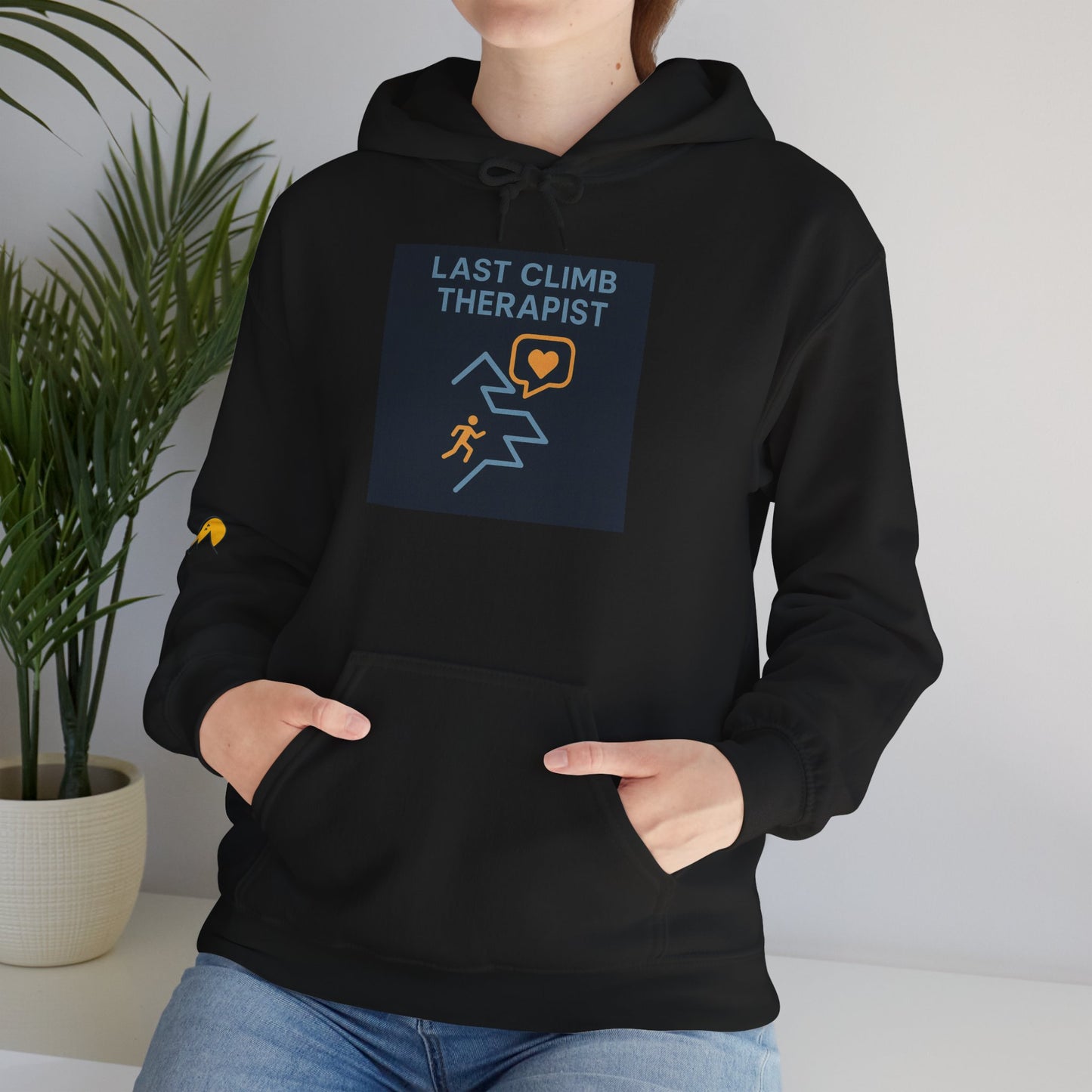 NOFLATMILES “Last Climb Therapist” CREW Hoodie – Gildan 18500