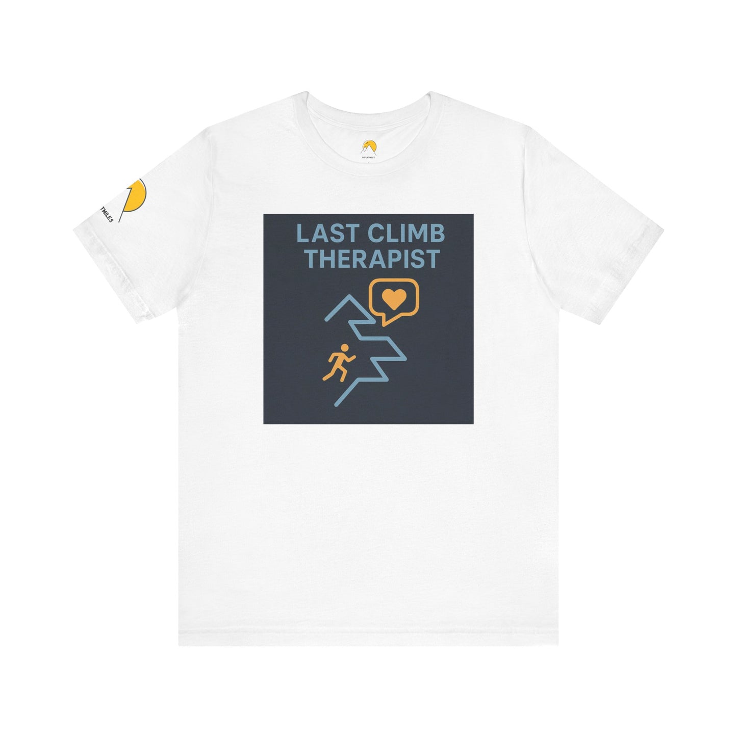 NOFLATMILES “Last Climb Therapist” CREW Tee
