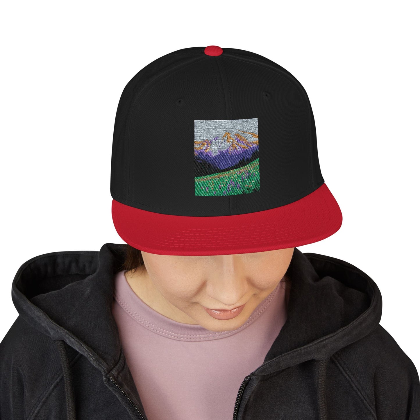 NOFLATMILES Rainier Bloom Snapback  (Summit Swagger)