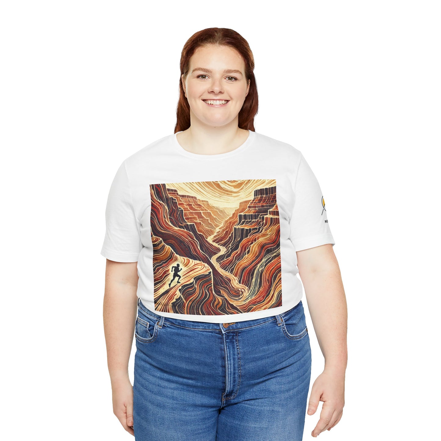 NOFLATMILES “Canyon Flow” Tee – Bella+Canvas 3001