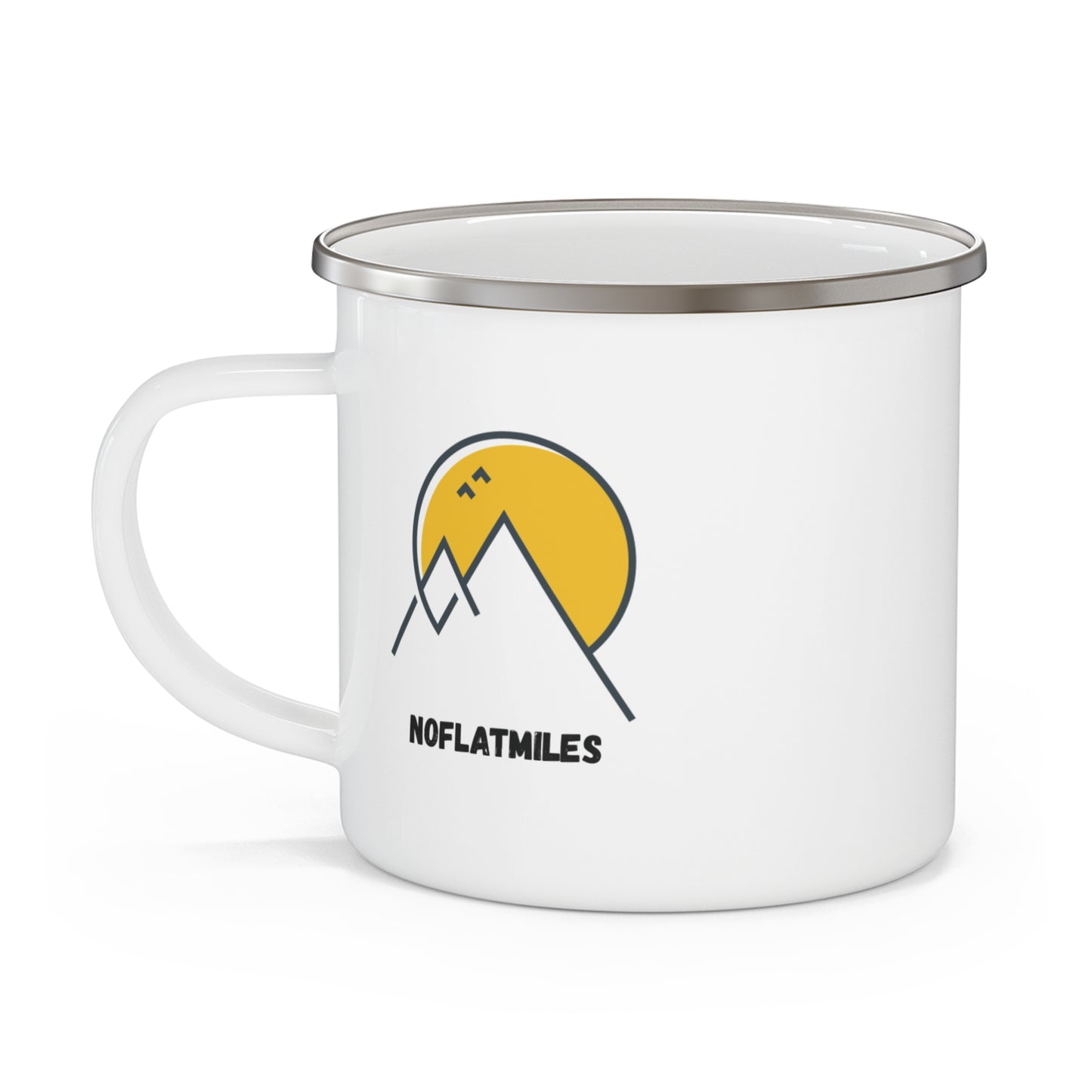 NOFLATMILES Sunburst Flow Enamel Camp Mug 12oz