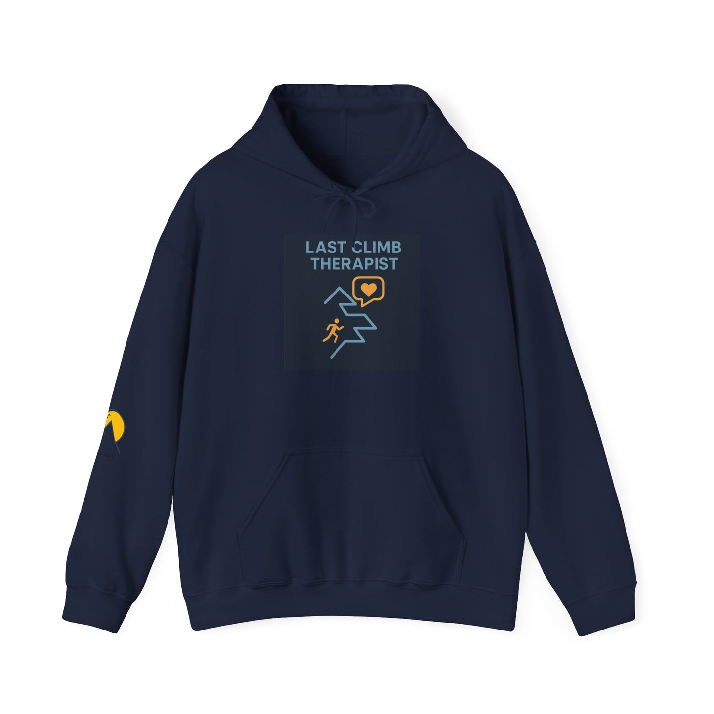 NOFLATMILES “Last Climb Therapist” CREW Hoodie – Gildan 18500