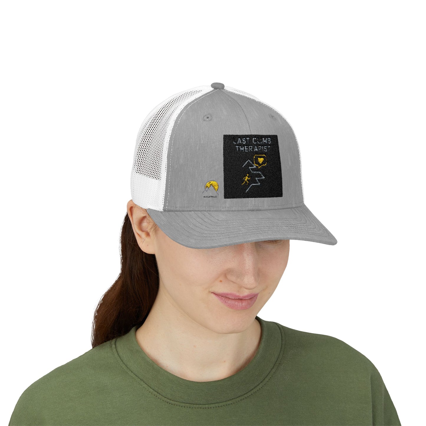 NOFLATMILES “Last Climb Therapist” Trucker