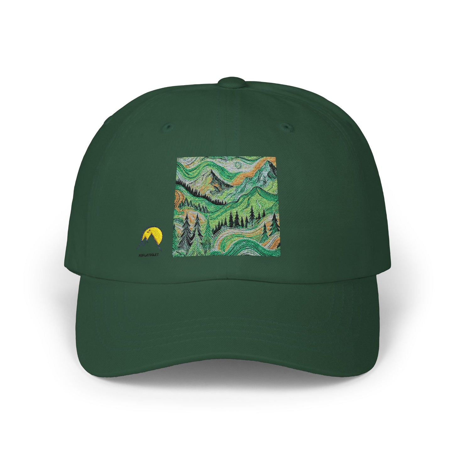 NOFLATMILES Whirlwind Lines Dad Cap