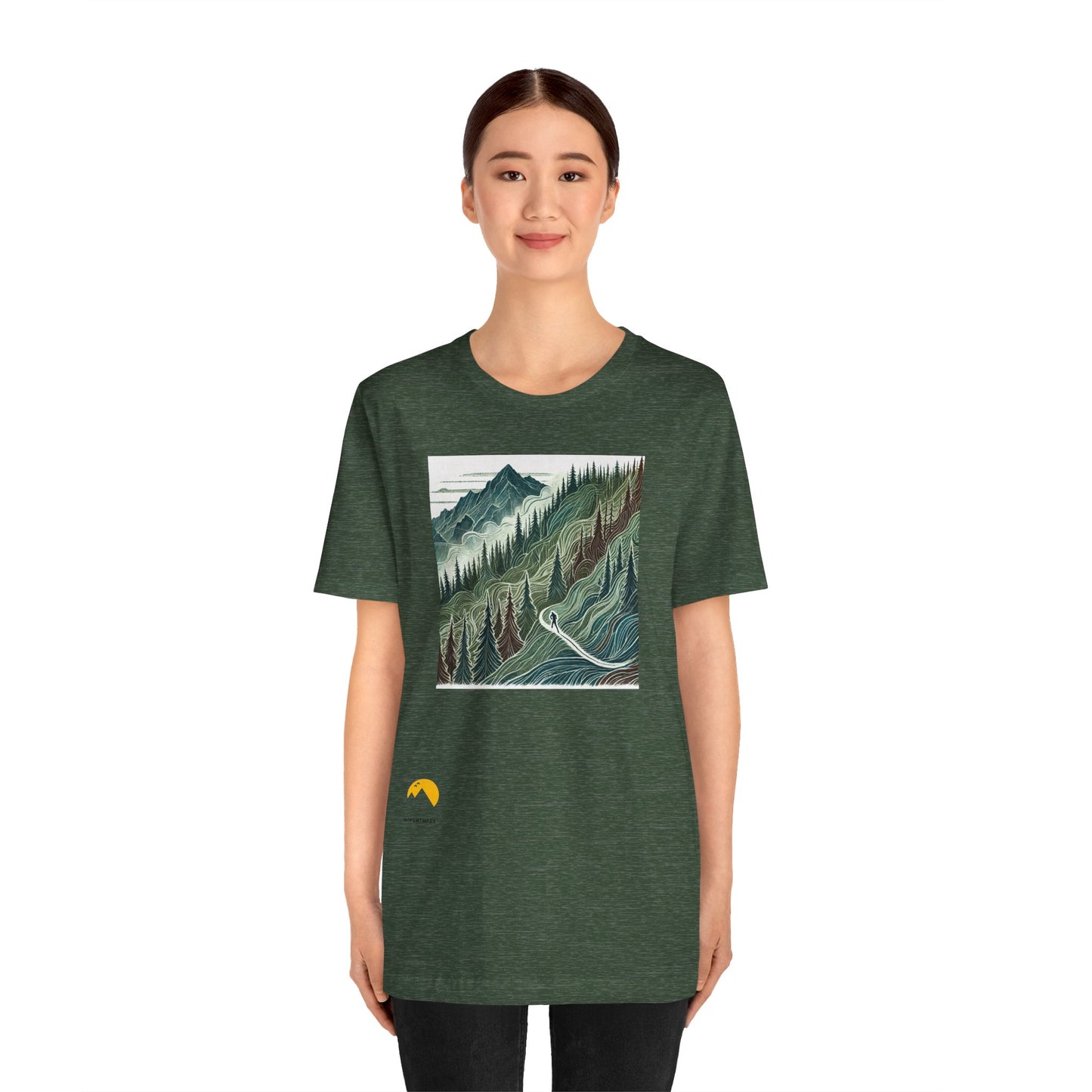 NOFLATMILES “Evergreen Flow” Tee