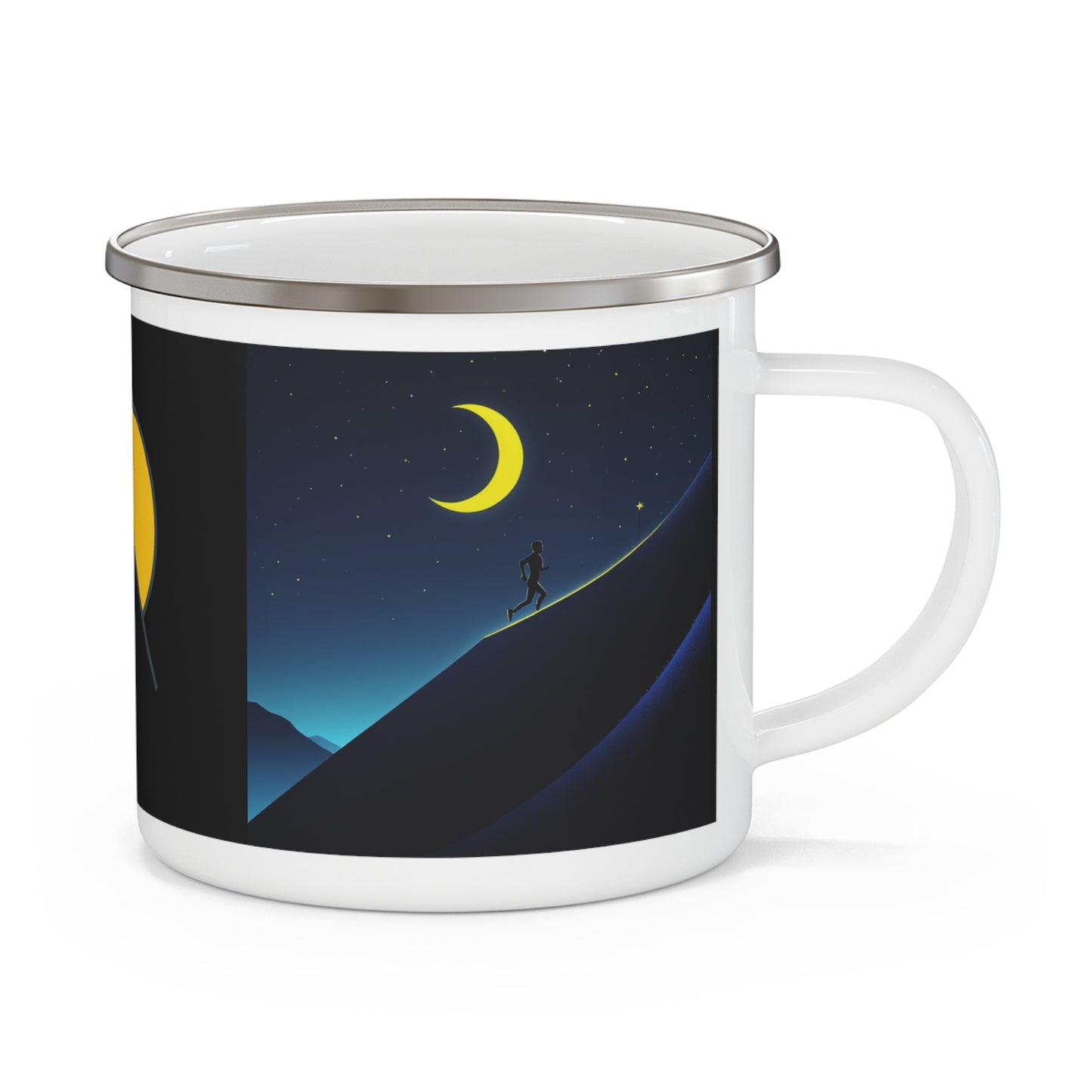 NOFLATMILES Night Shift Enamel Camp Mug 12oz (Starlight Ritual)