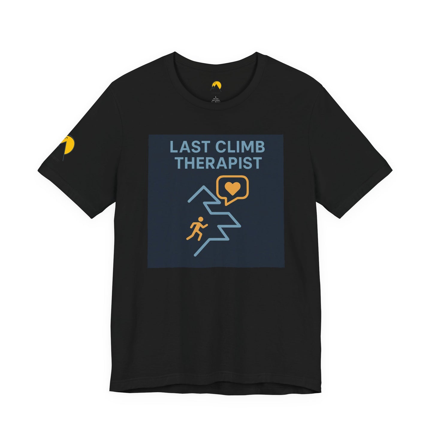 NOFLATMILES “Last Climb Therapist” CREW Tee