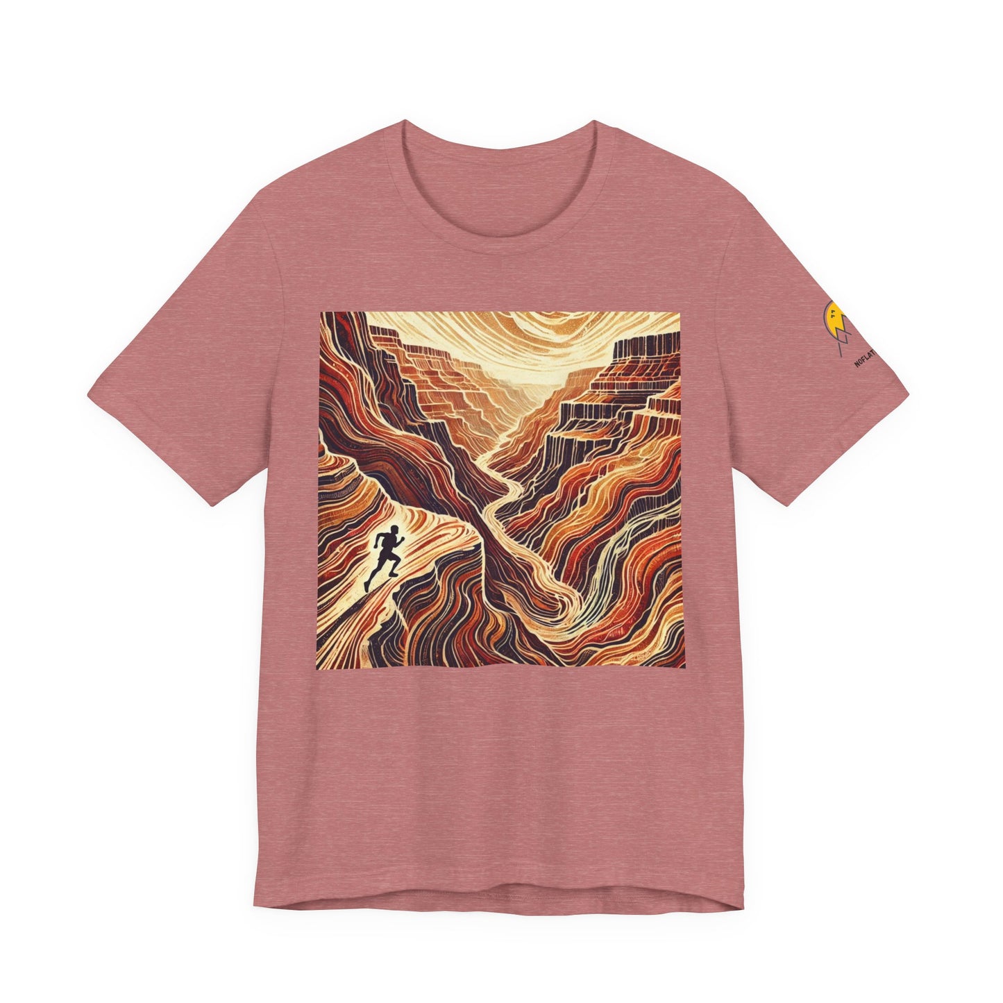 NOFLATMILES “Canyon Flow” Tee – Bella+Canvas 3001