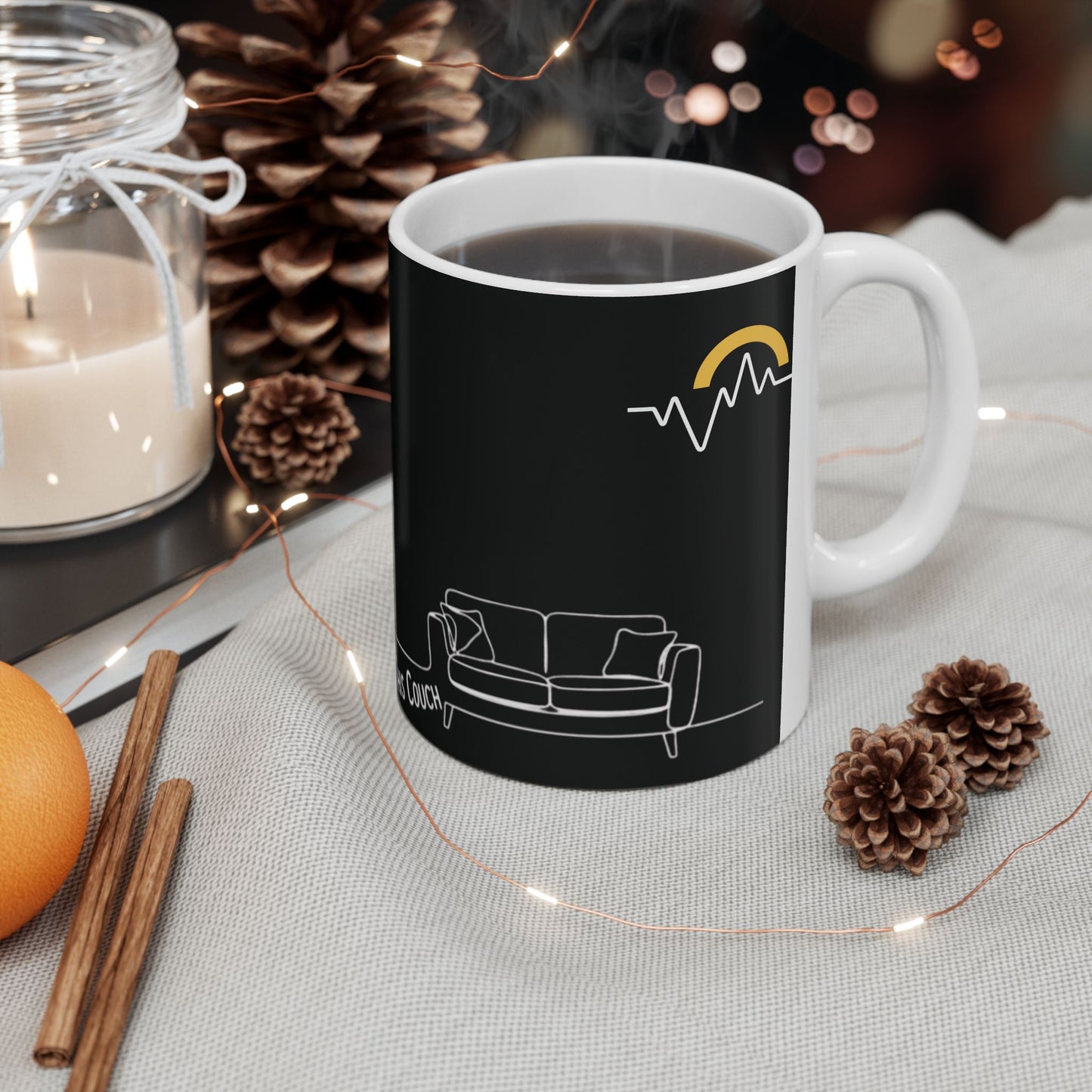 These Legs Paid for This Couch Mug (11oz) | Funny Trail Runner Mug | NOFLATMILES