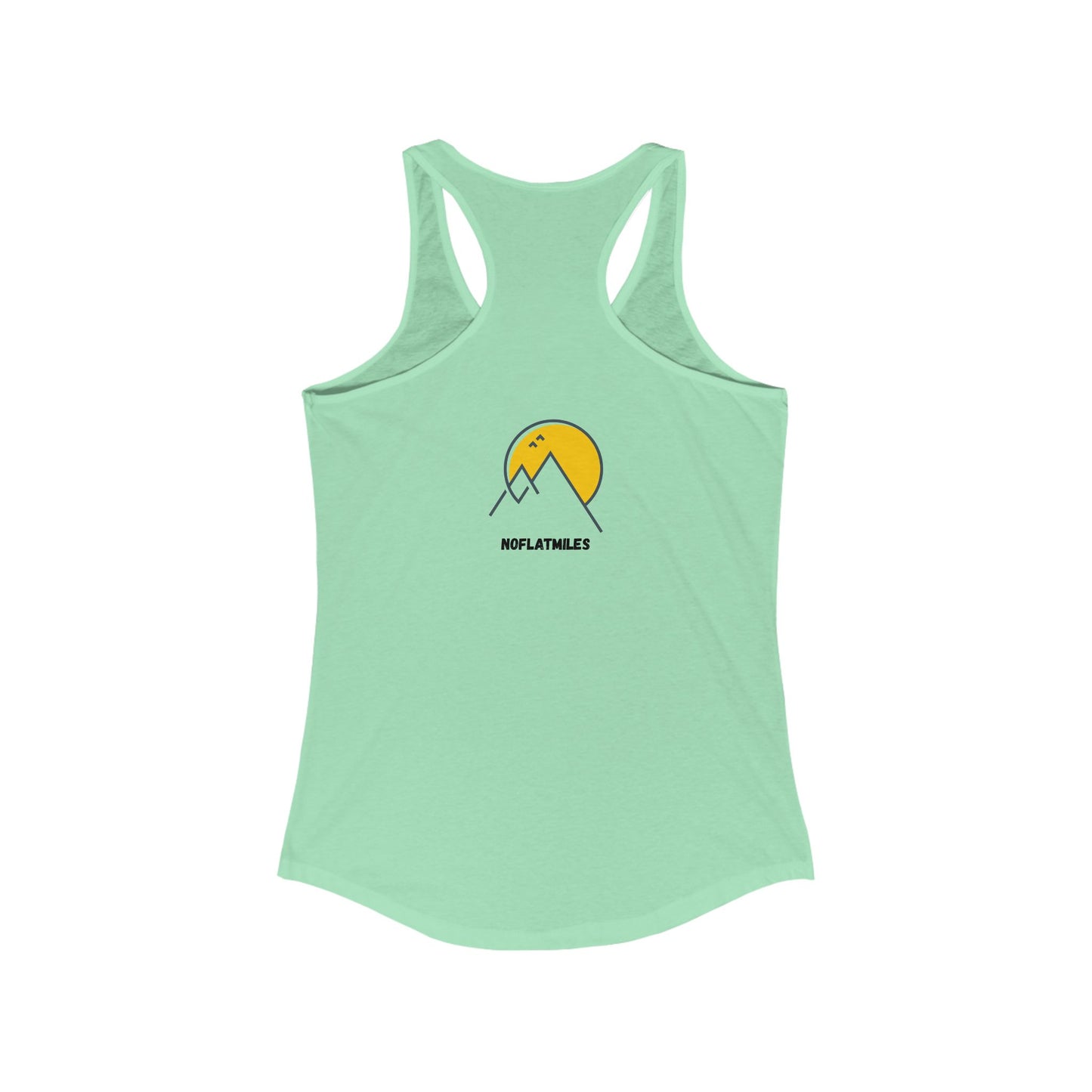 NOFLATMILES “Evergreen Flow” Women’s Racerback Tank
