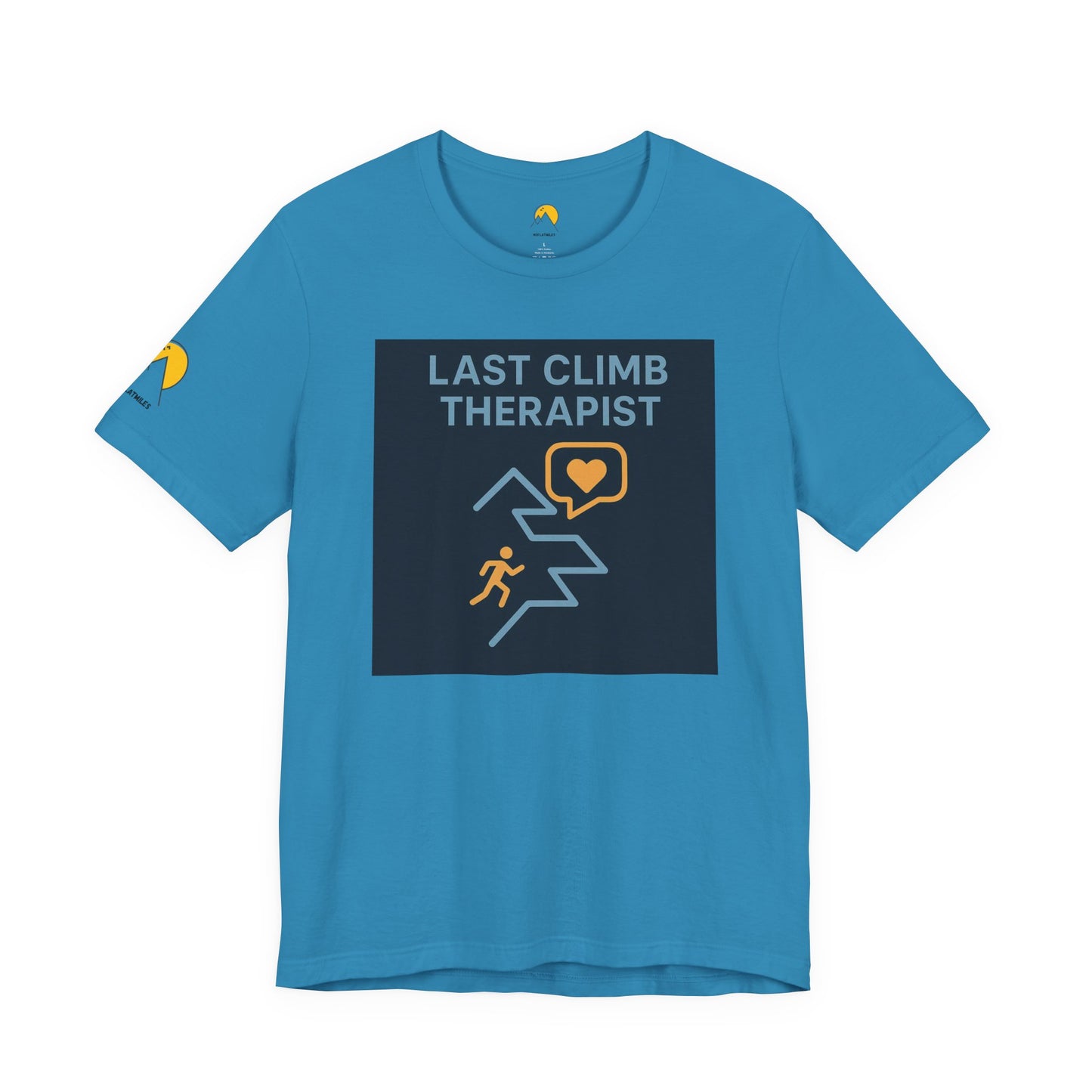 NOFLATMILES “Last Climb Therapist” CREW Tee