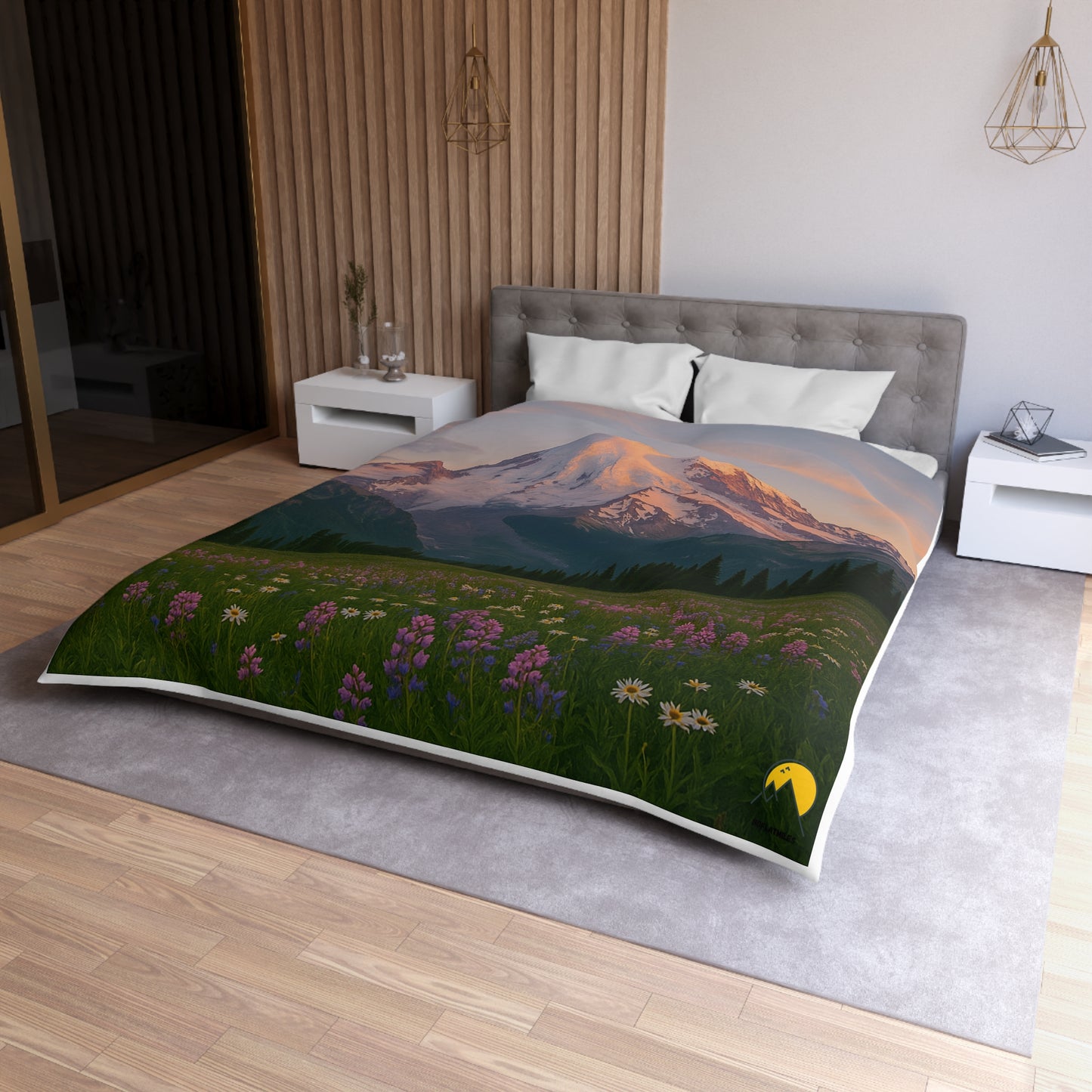 NOFLATMILES Rainier Bloom Duvet Cover (Alpine Dream)