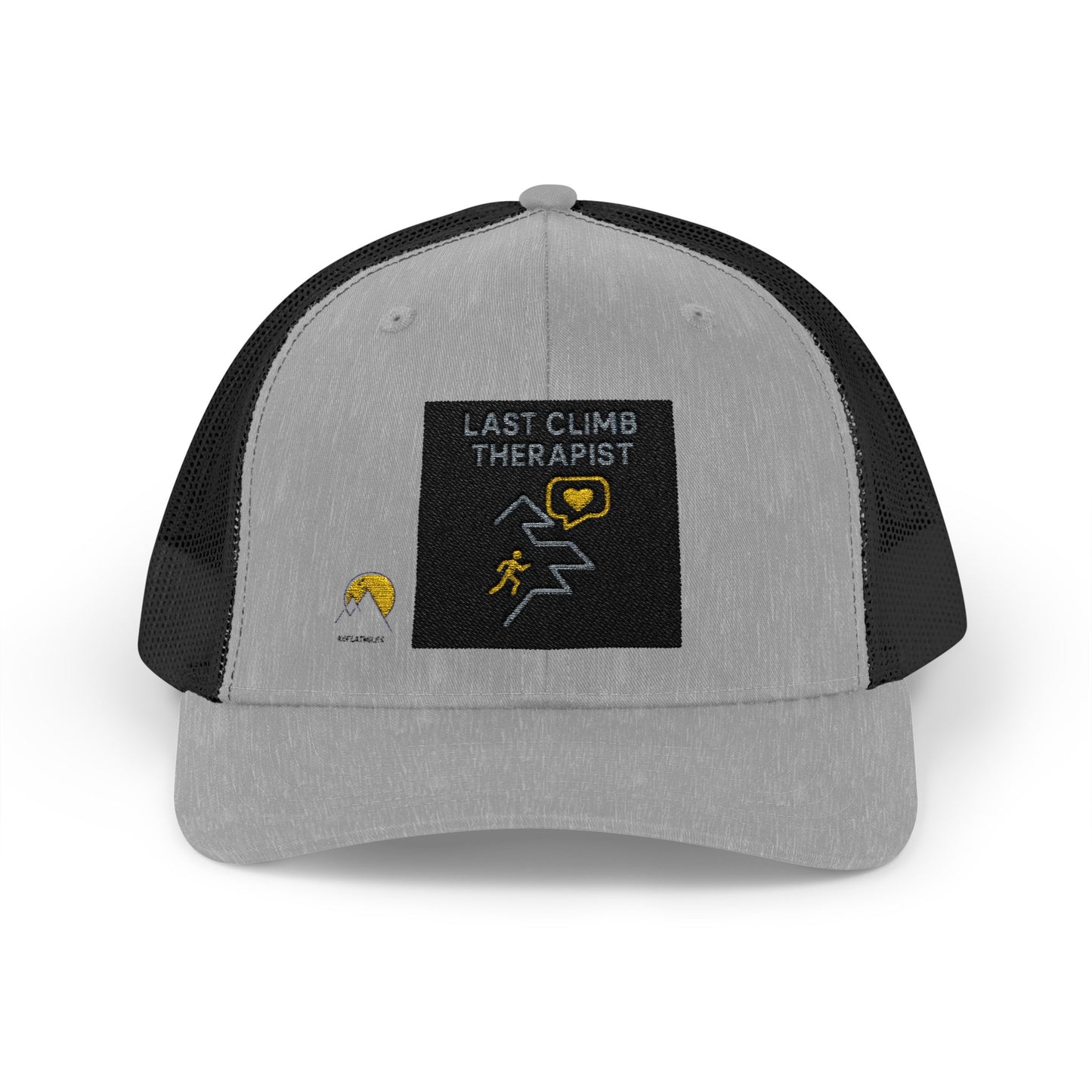 NOFLATMILES “Last Climb Therapist” Trucker