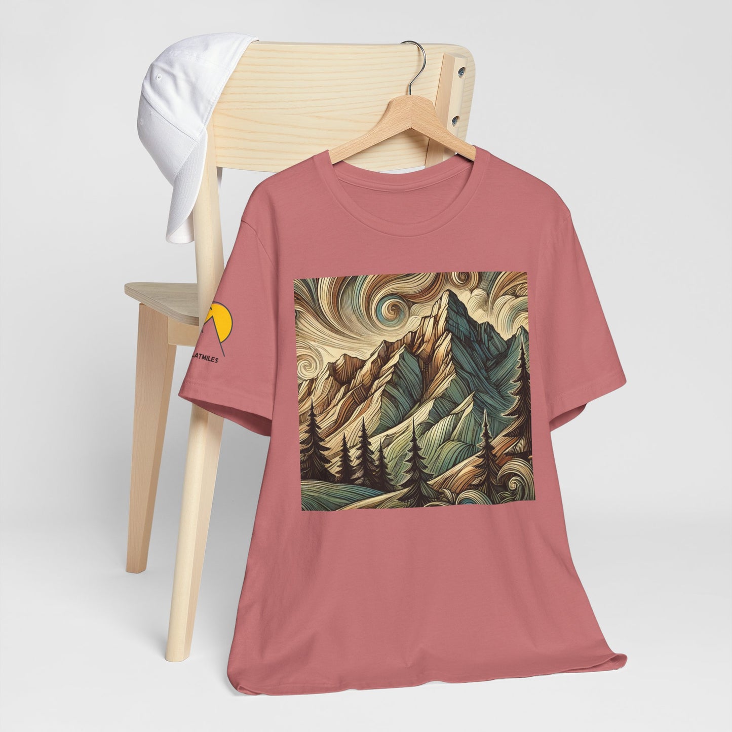 NOFLATMILES Whirlwind Peaks Tee