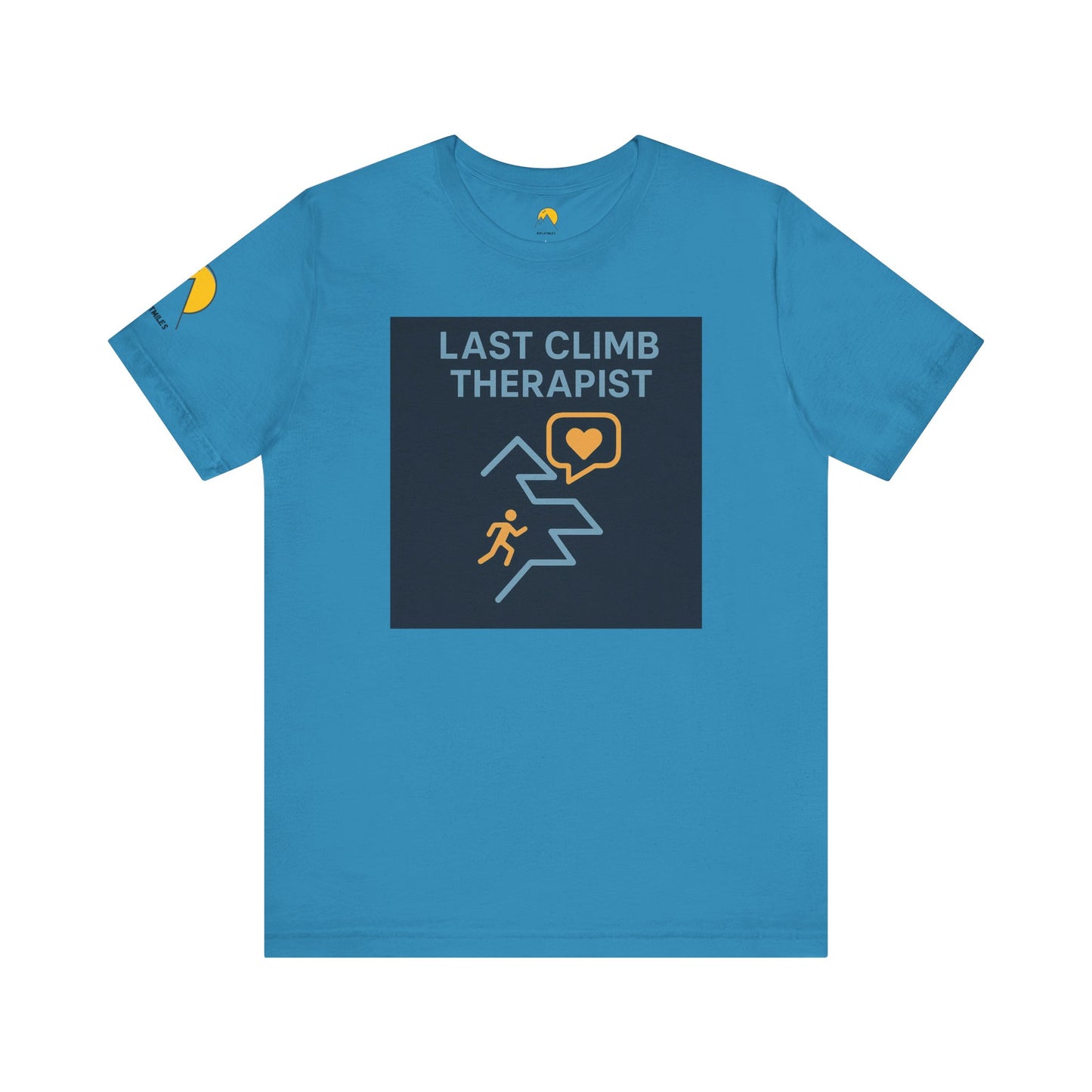 NOFLATMILES “Last Climb Therapist” CREW Tee