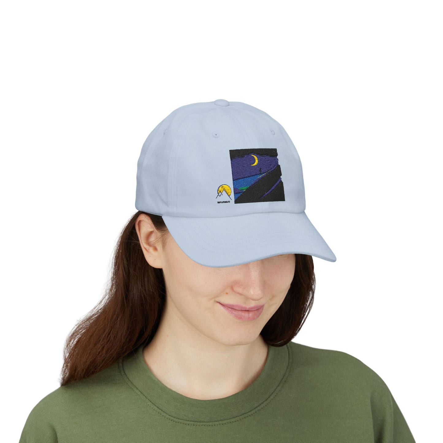 NOFLATMILES Night Shift Dad Cap – 6245CM (Embroidered Crescent)