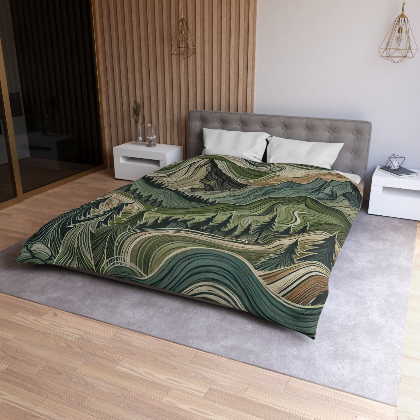 NOFLATMILES Whirlwind Peaks Duvet Cover (Dream In Contours)