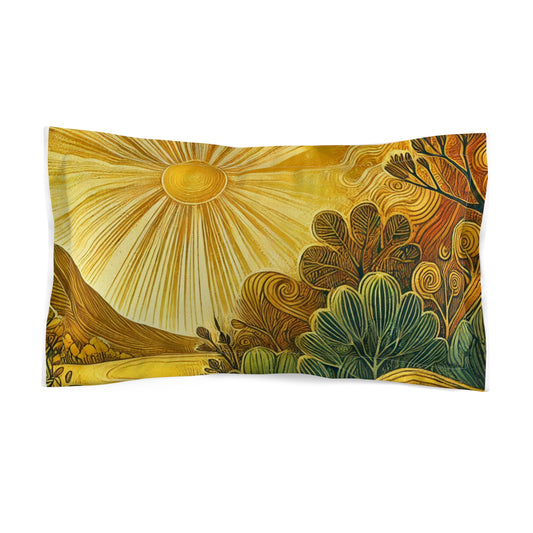 NOFLATMILES Sunburst Flow Pillow Shams