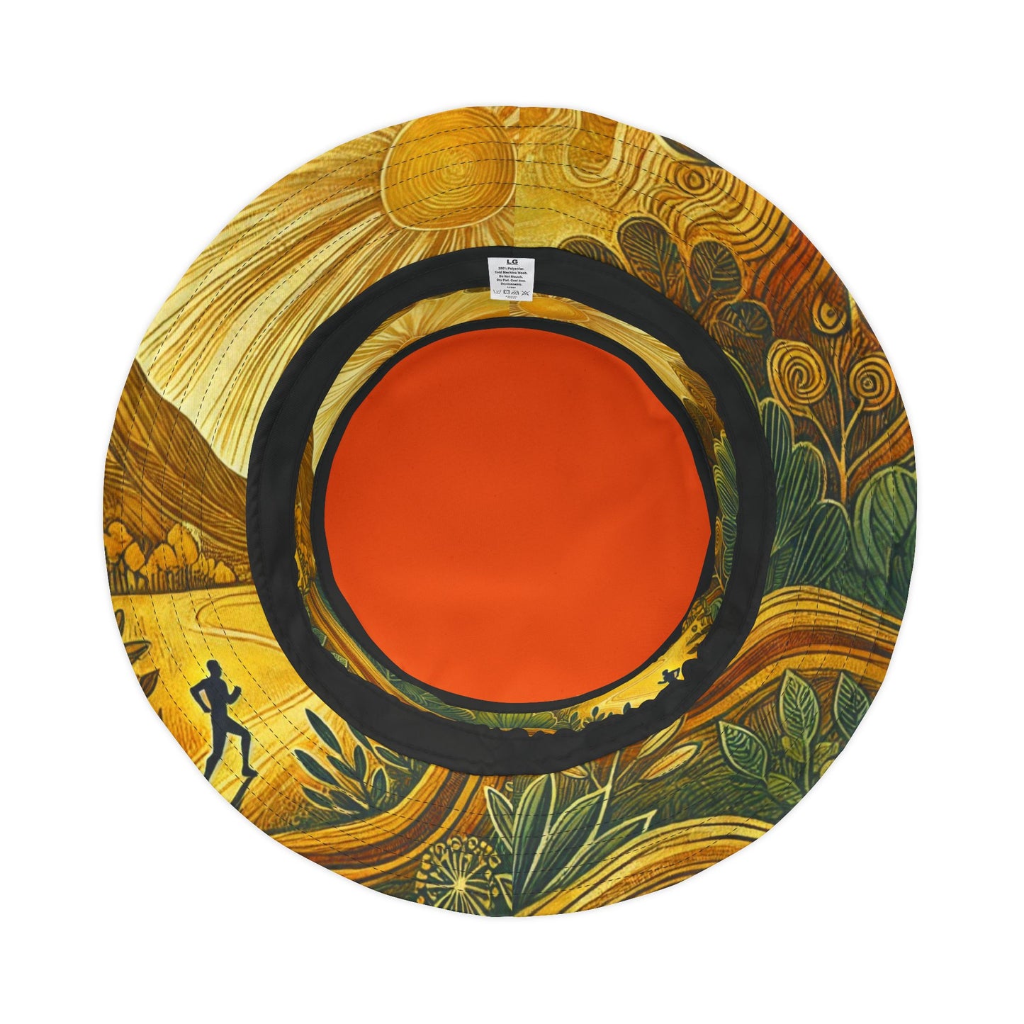 NOFLATMILES Sunburst Flow Bucket Hat (AOP)