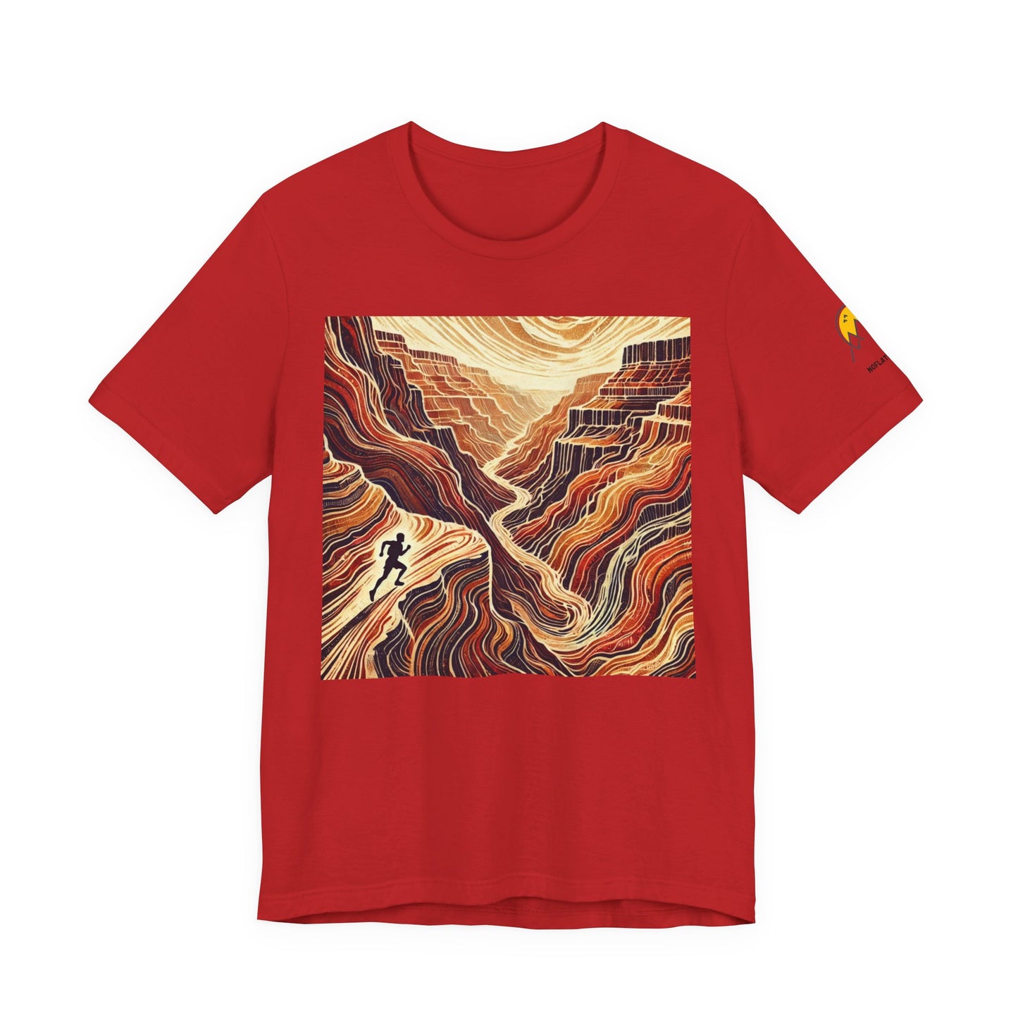 NOFLATMILES “Canyon Flow” Tee – Bella+Canvas 3001