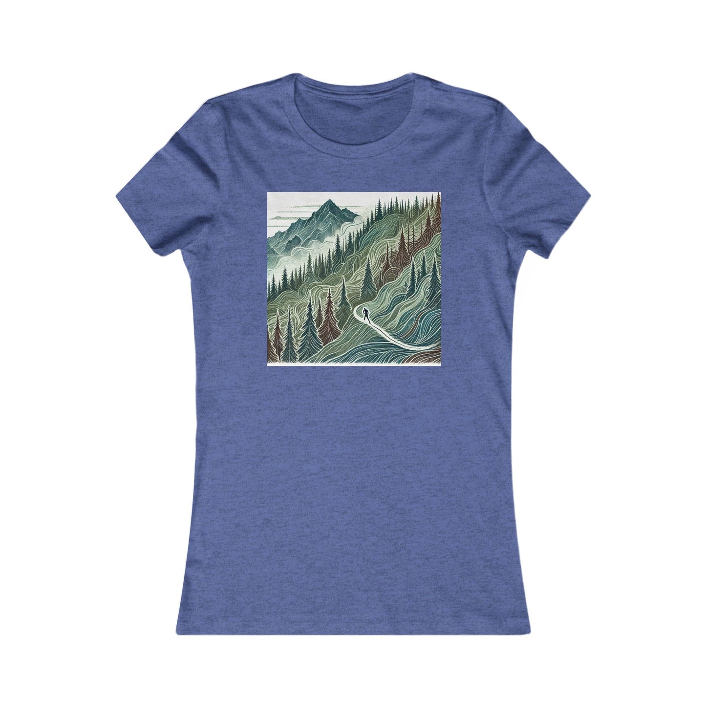 NOFLATMILES “Evergreen Flow” Women’s Tee